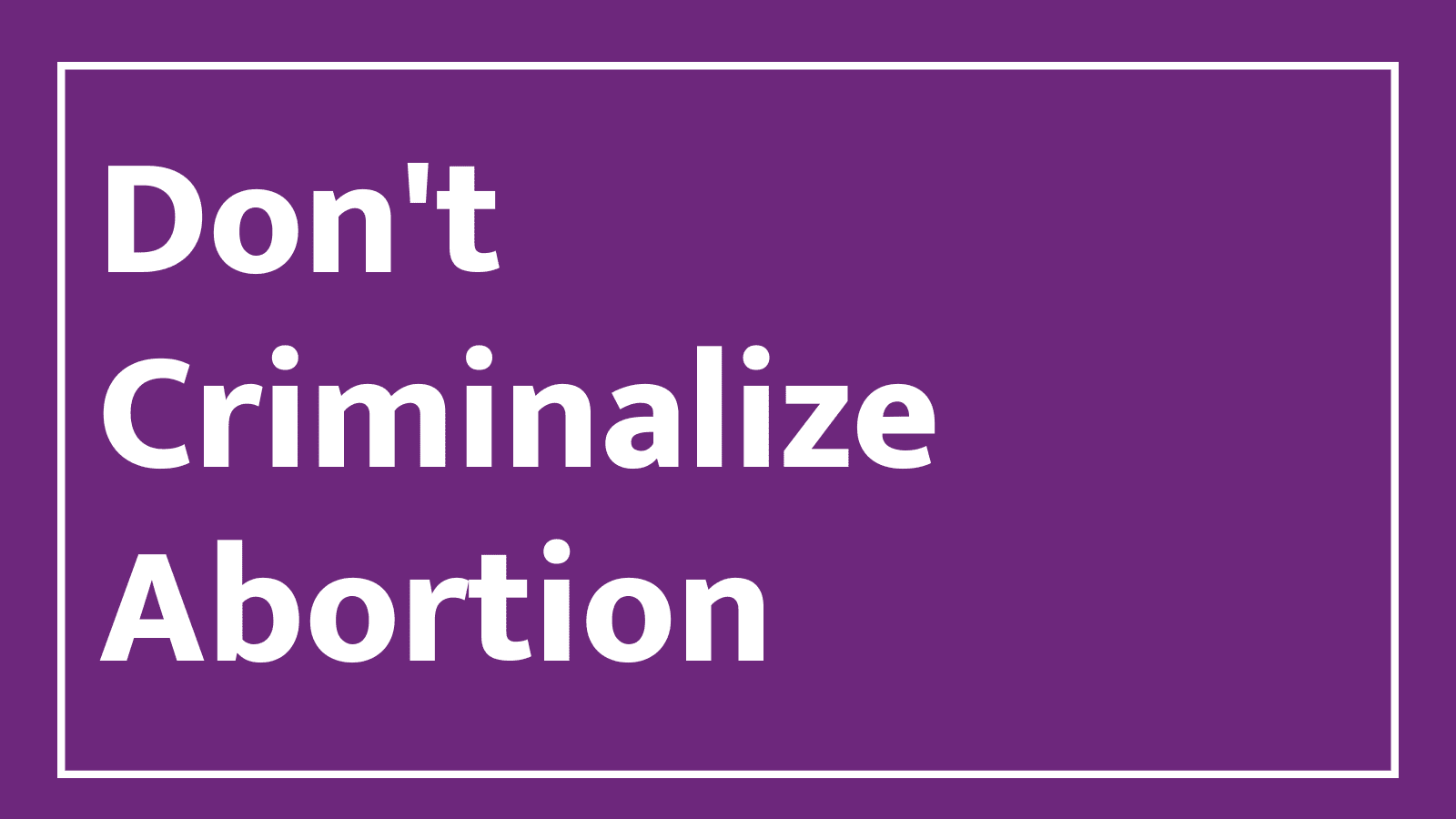 criminalize criminalize